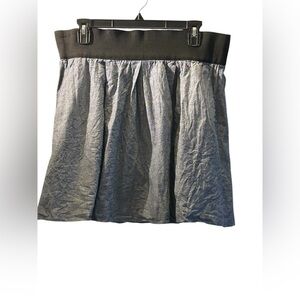 Necessary Objects Y2K Denim Elastic Waist Skirt Large Retro Vintage School